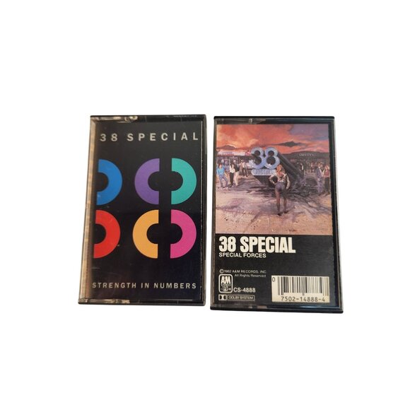 38 Special Strength In Numbers & Special Forces Tapes 1982 A&M Vintage Cassette - Picture 9 of 13